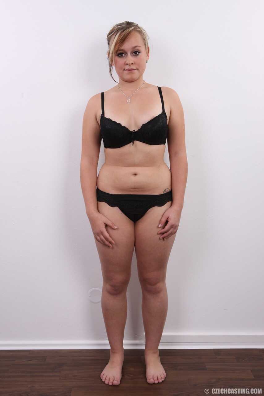Chubby Klara loves to show off her big tits and chubby ass after stripping naked! - Klara