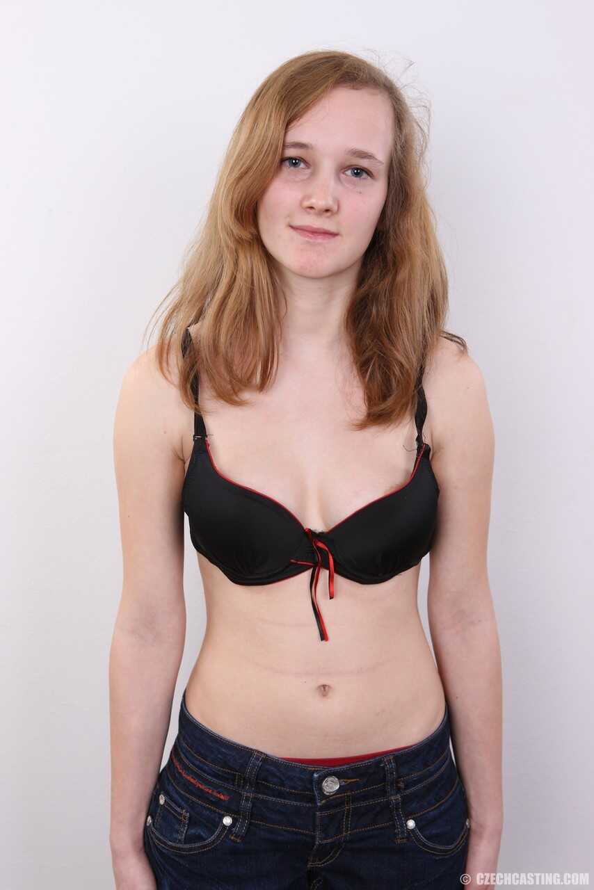 Naughty Redhead Andrea Exposes her Big Nipples and Small, Saggy Boobs in a Dirty Amateur Show! - Andrea