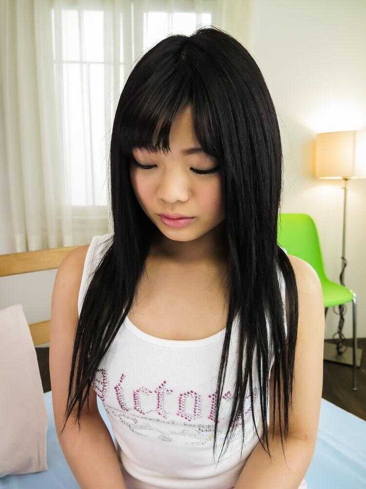 Dark haired Japanese girl Moka Minaduki leaks cum from her pussy after creamy Japanese fuck and blowjob with a hairy dripp...