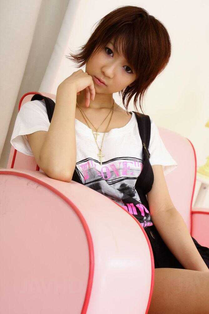 Japanese Redhead Miriya Hazuki Strokes Her Flame While Posing in Lingerie - Miriya Hazuki