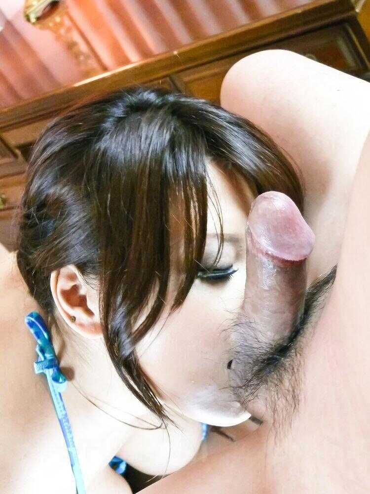 Tits-a-plenty with busty Japanese MILF Airi Ai after a ball-sucking blowjob! - Airi Ai