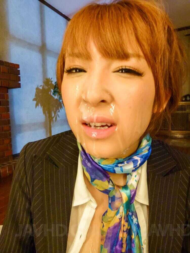 Red Hot Hikaru's Intense Blowbang: Submitting to the Powerful Asian Gangbang! - Hikaru Shiina