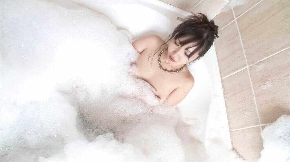 Haruka Oosawa's Busty Bubble Bath Masturbation Session is the Ultimate Japanese MILF Fantasy! - Haruka Oosawa