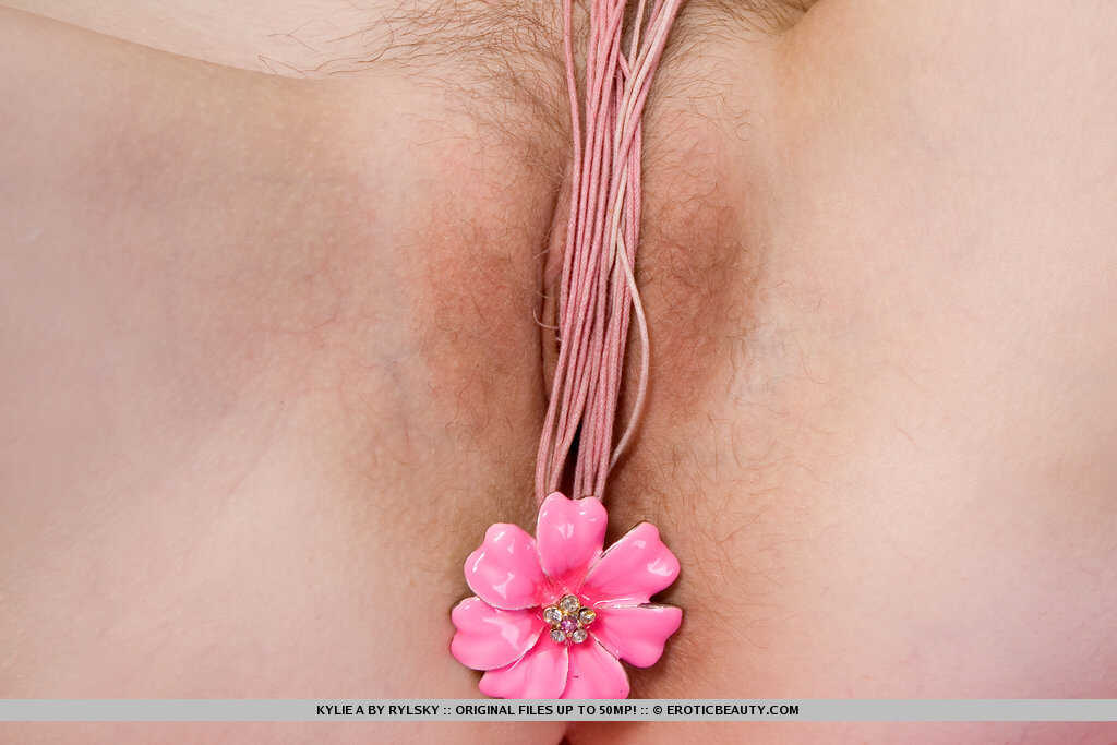 Kylie A's Tight Pink Pussy on Display for Her Hairy Bush: A Naughty Redhead Shows Off Her Teen Tits and Sexy Shaved V...