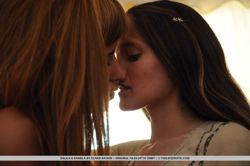 Skinny Teen Dalila Takes Control Daniela's First Lesbian Experience