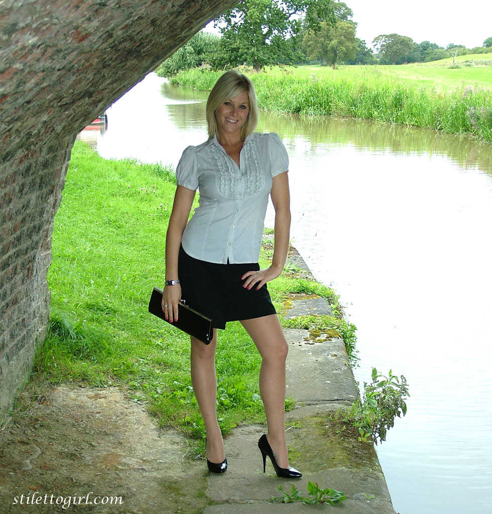 Charlene's Short Skirt and High Heels Adventure