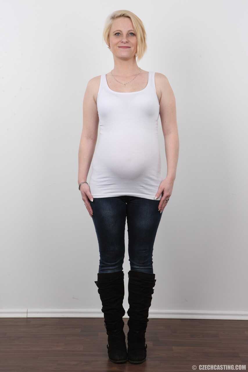Curvy Kamila's Hormones Get the Better of Her and She Poses Nude for a Dirty Panties Shoot While Pregnant - Kamila