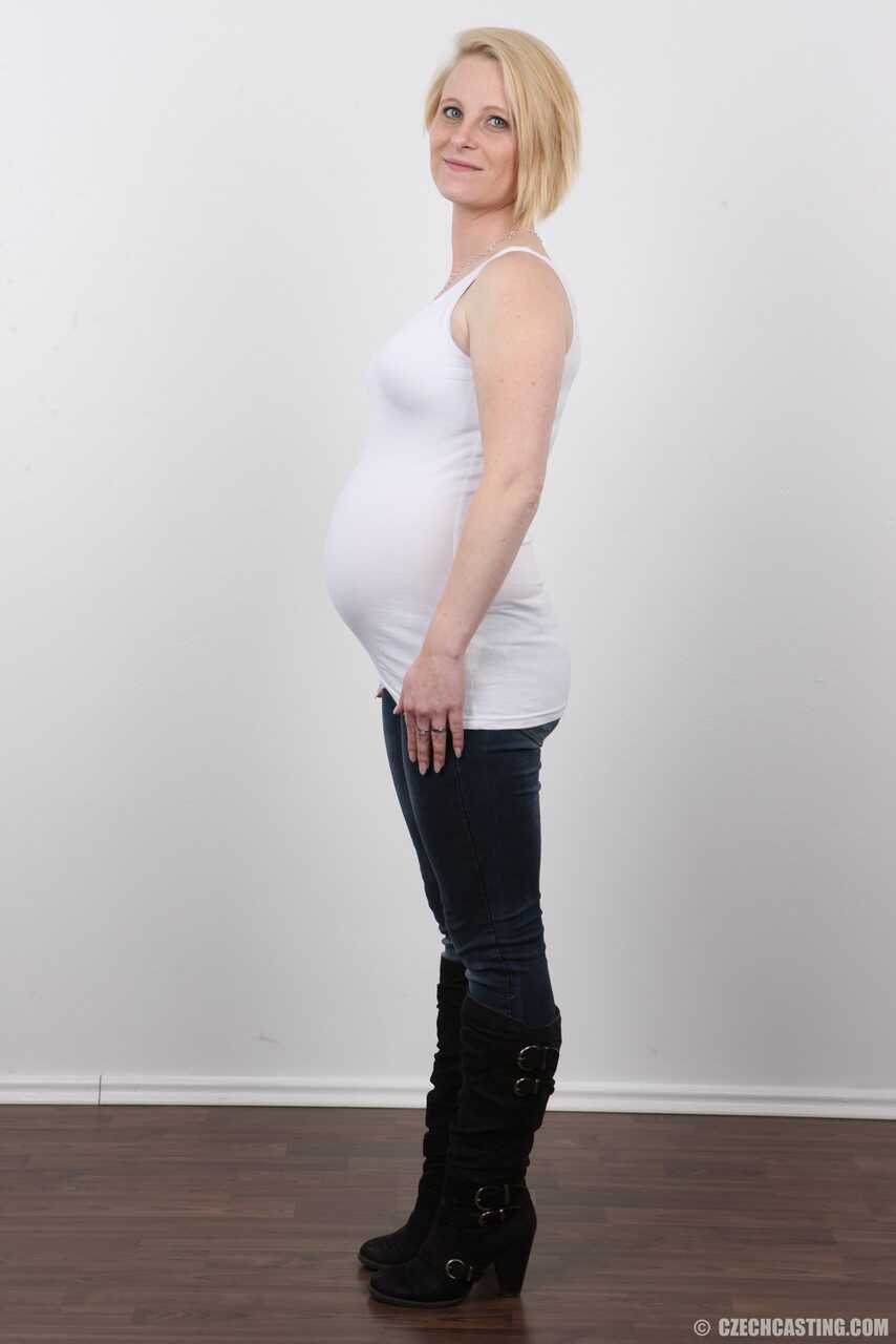 Curvy Kamila's Hormones Get the Better of Her and She Poses Nude for a Dirty Panties Shoot While Pregnant - Kamila