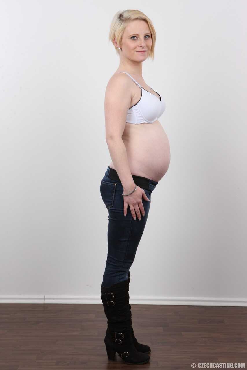 Curvy Kamila's Hormones Get the Better of Her and She Poses Nude for a Dirty Panties Shoot While Pregnant - Kamila
