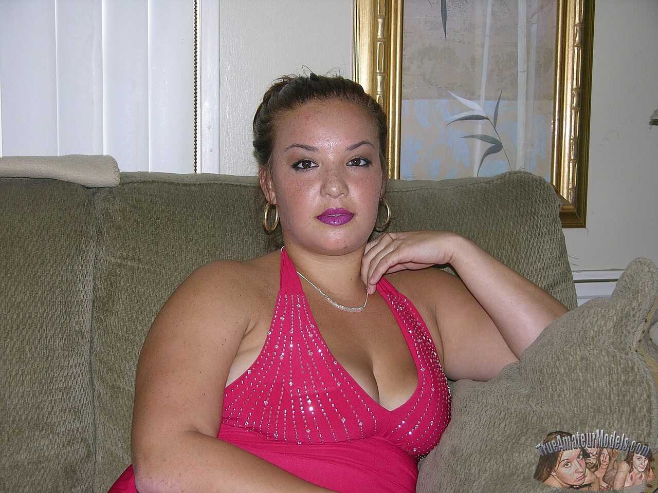 Brittany K's Red Dress Seduction Big Beautiful Home Nudes - Brittany K