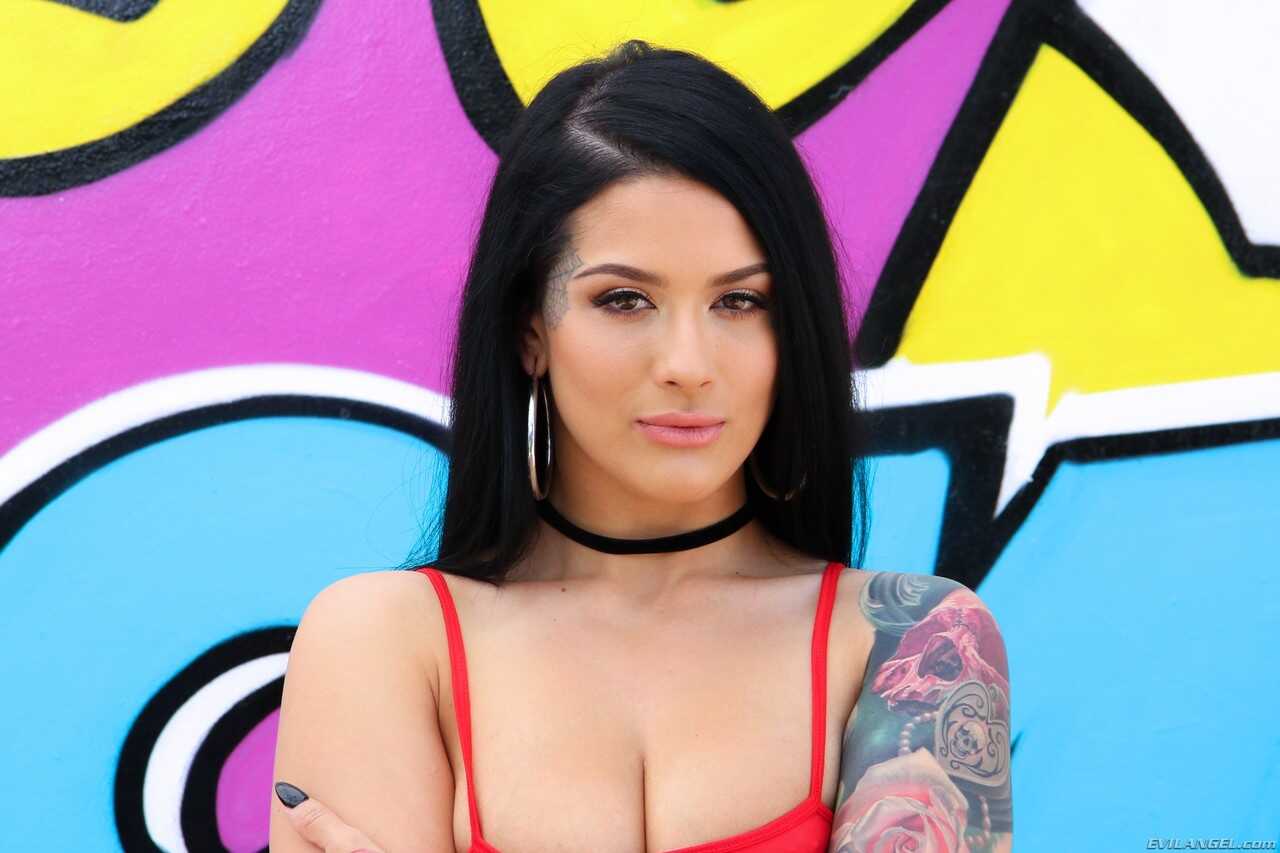 Slutty Katrina Jade's Pierced Big Tits and Spread Pussy Lips Get Even More Exposed for the Camera! - Katrina Jade