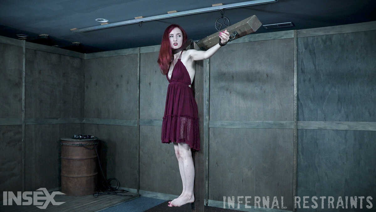 The Naughty Redhead: Penny Lay's Big Boobs and Round Booty Get Tortured in a Dungeon - Penny Lay
