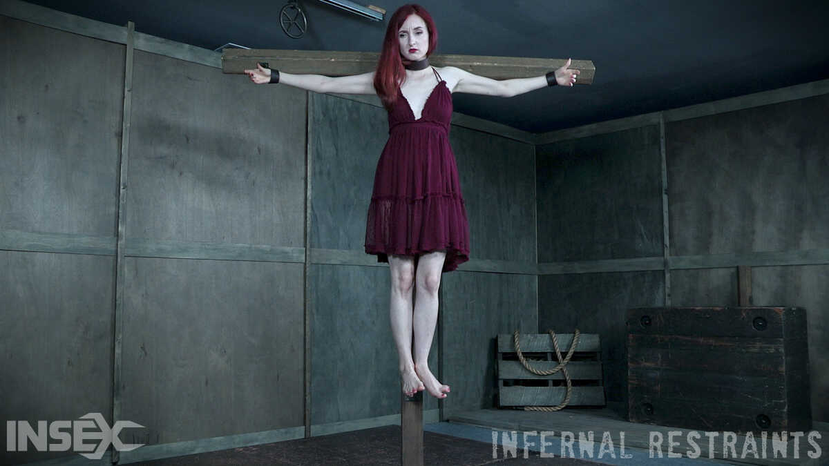 The Naughty Redhead: Penny Lay's Big Boobs and Round Booty Get Tortured in a Dungeon - Penny Lay