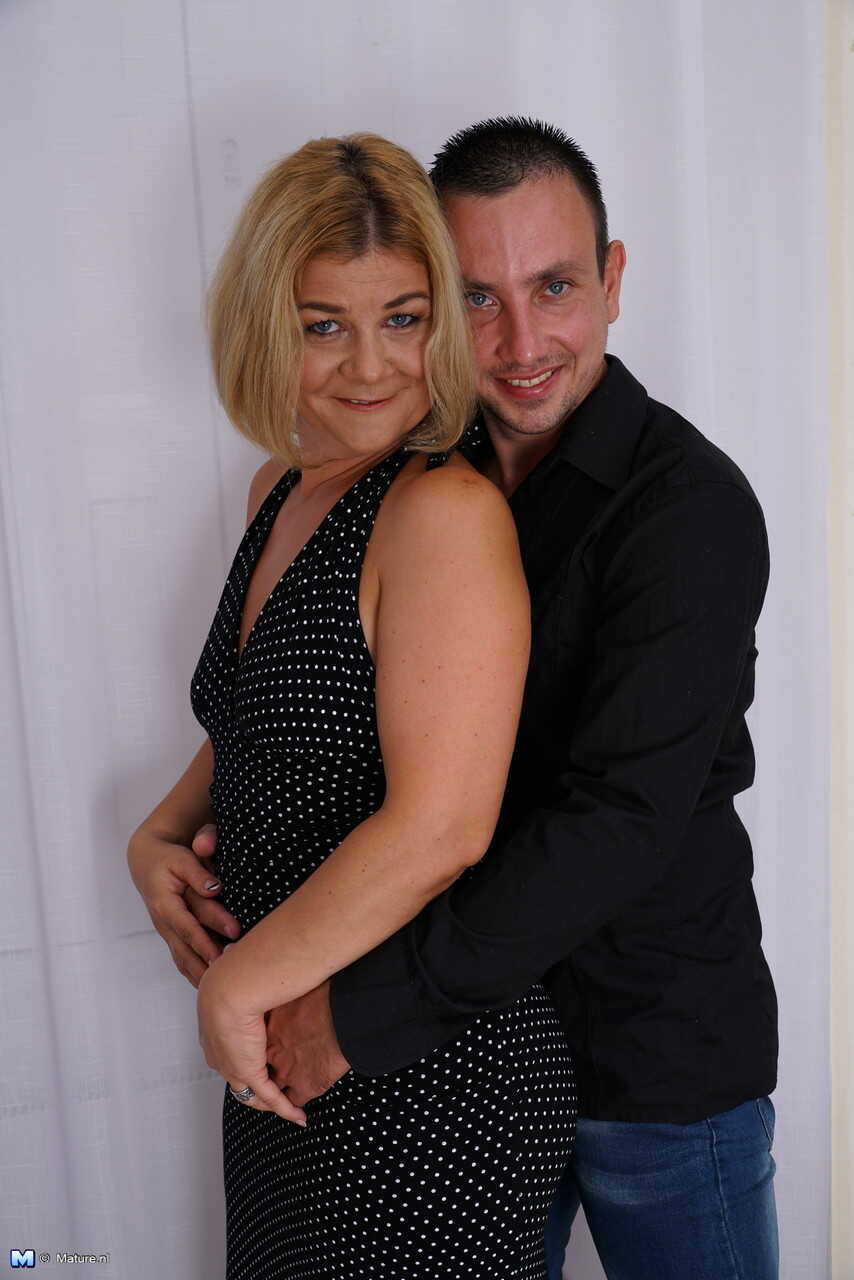 Blonde Bombshell Housewife Rides Her Lover&#039;s Dick as the Mature Couple Kisses and Fucks in Cheating Scandal! - Mature