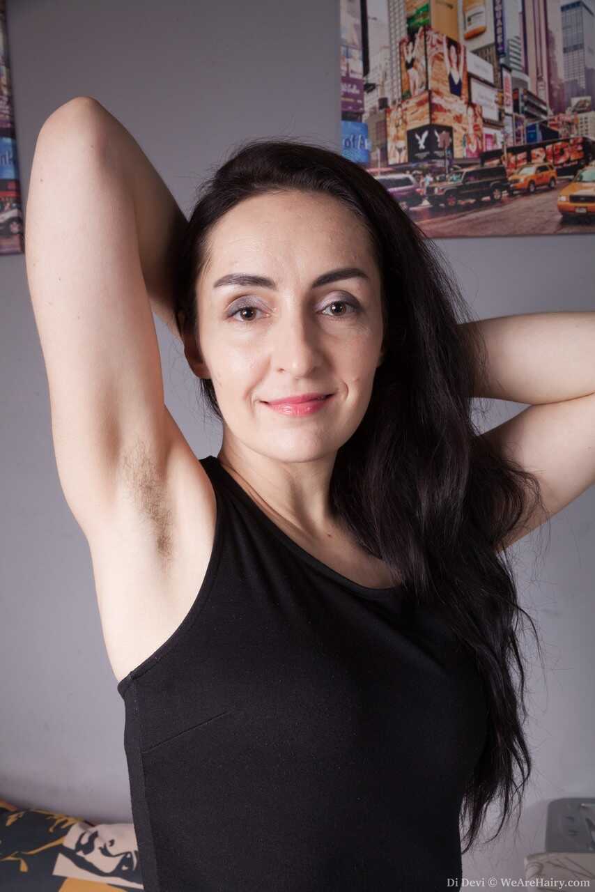 Di Devi's Hairy Pussy Unleashed Older First Timer Matures in Front of the Camera! - Di Devi