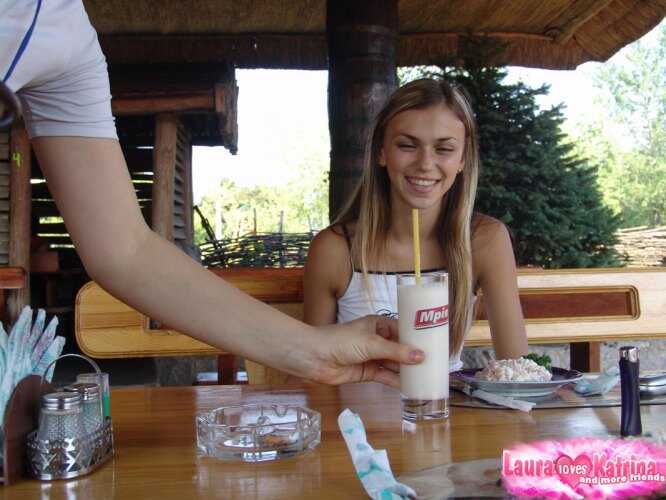 Milk Shaked Slurp by Katrina's Denim Skirt - Katrina