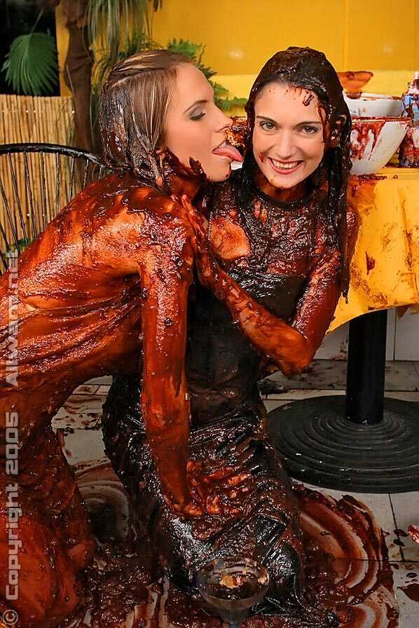 Messy Food Fight: Fully Clothed Women Cover Each Other In Chocolate, Pies, And More! - 
