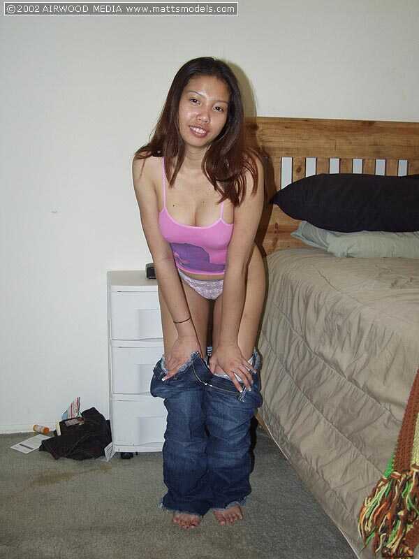 Nika's Naughty First Time: The Shy Asian Newbie Grabs Her Bare Butt and Bares All for the Camera! - Nika