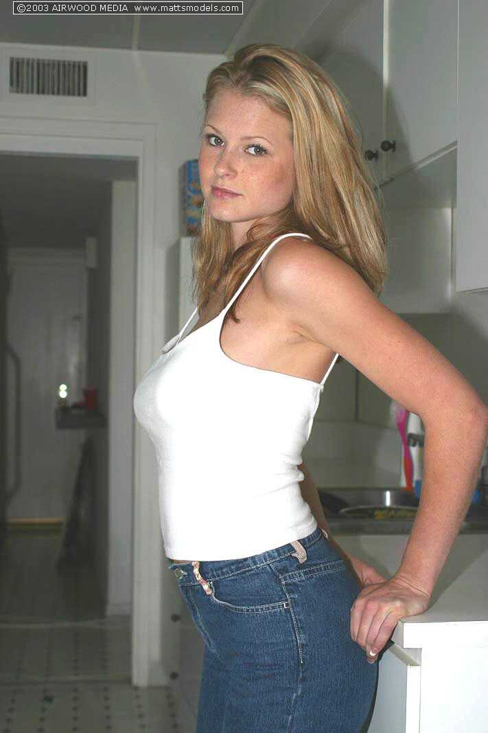Chantelle's Sexy First Time: Blonde Bombshell Shows Off Her Juicy Juggs and Tight Booty in Skimpy Lingerie! - Chantelle