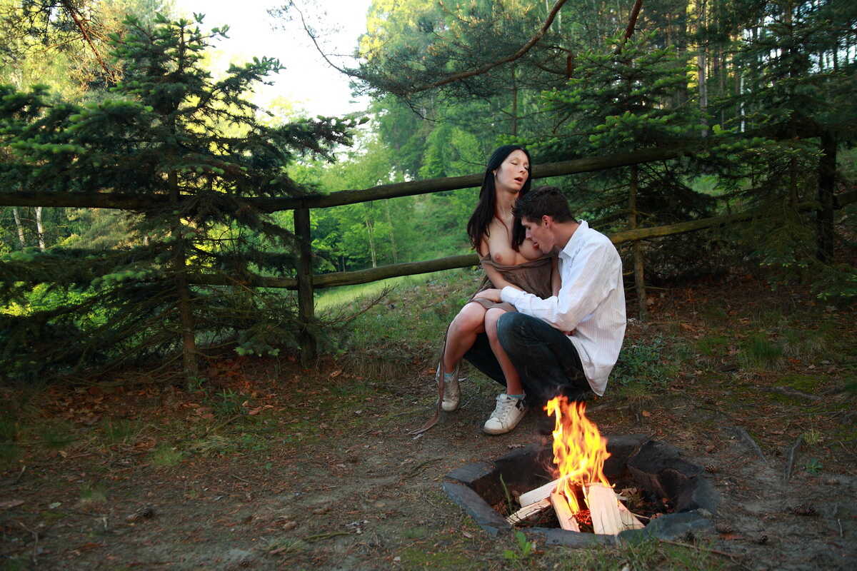 Midnight Fireflies A Hot and Steamy Hookup by the Flames with Kattie Gold and Kristof Cale