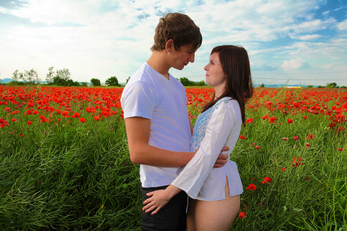 Blossoming Love: A Springtime Romp with Blooming Flowers and Young Passion - Alka, Fill