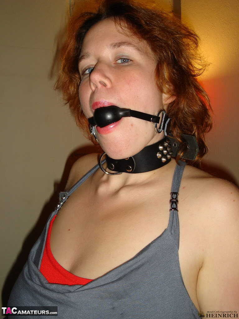 Handcuffed Redhead: Natural Ball Gag Masturbation   Redhead Rack Attack: Amateur Big Boobs and Handcuffs   Lusciousmodels....