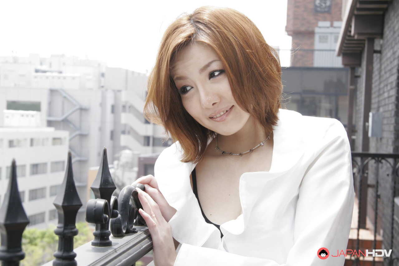 Glasses-Wearing Yuna Hirose Busts Out Her Firm Redhead Breasts In A Pair Of Asian Pantyhose - Yuna Hirose