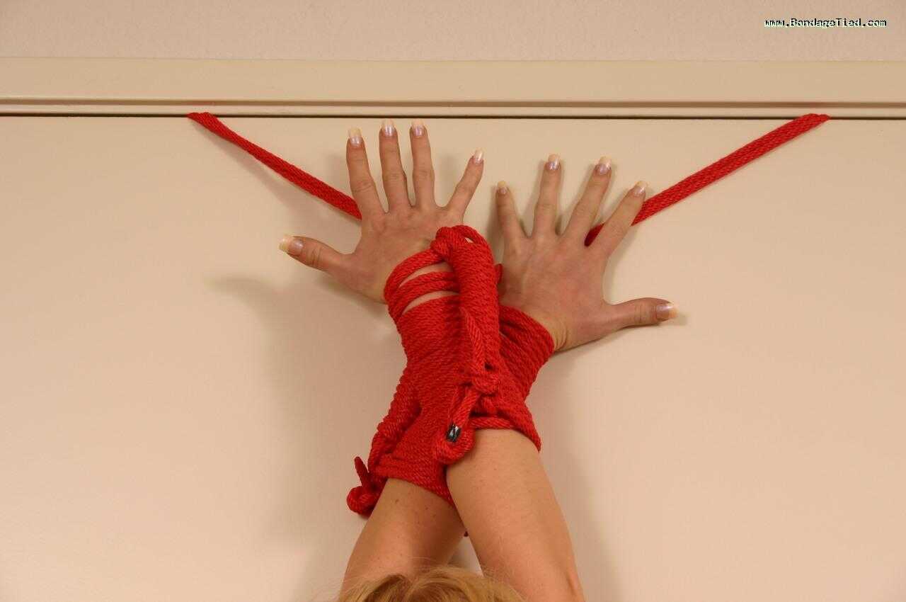 Bondage Beauty Begs for Release as She Struggles to Breathe Through Her Ball Gag - 