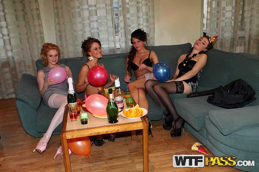 College girls' wild night of drunken masturbation and anal sex at the big tit party - Cofi, Yani, Magma, Olis, Trixy,...