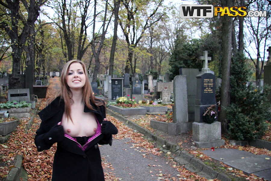 Abigaile Johnson's Outdoor Cemetery Adventure: Dripping with Desire - Abigaile Johnson