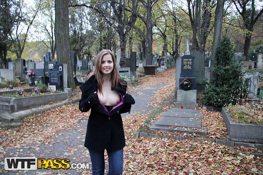 Abigaile Johnson's Outdoor Cemetery Adventure: Dripping with Desire - Abigaile Johnson
