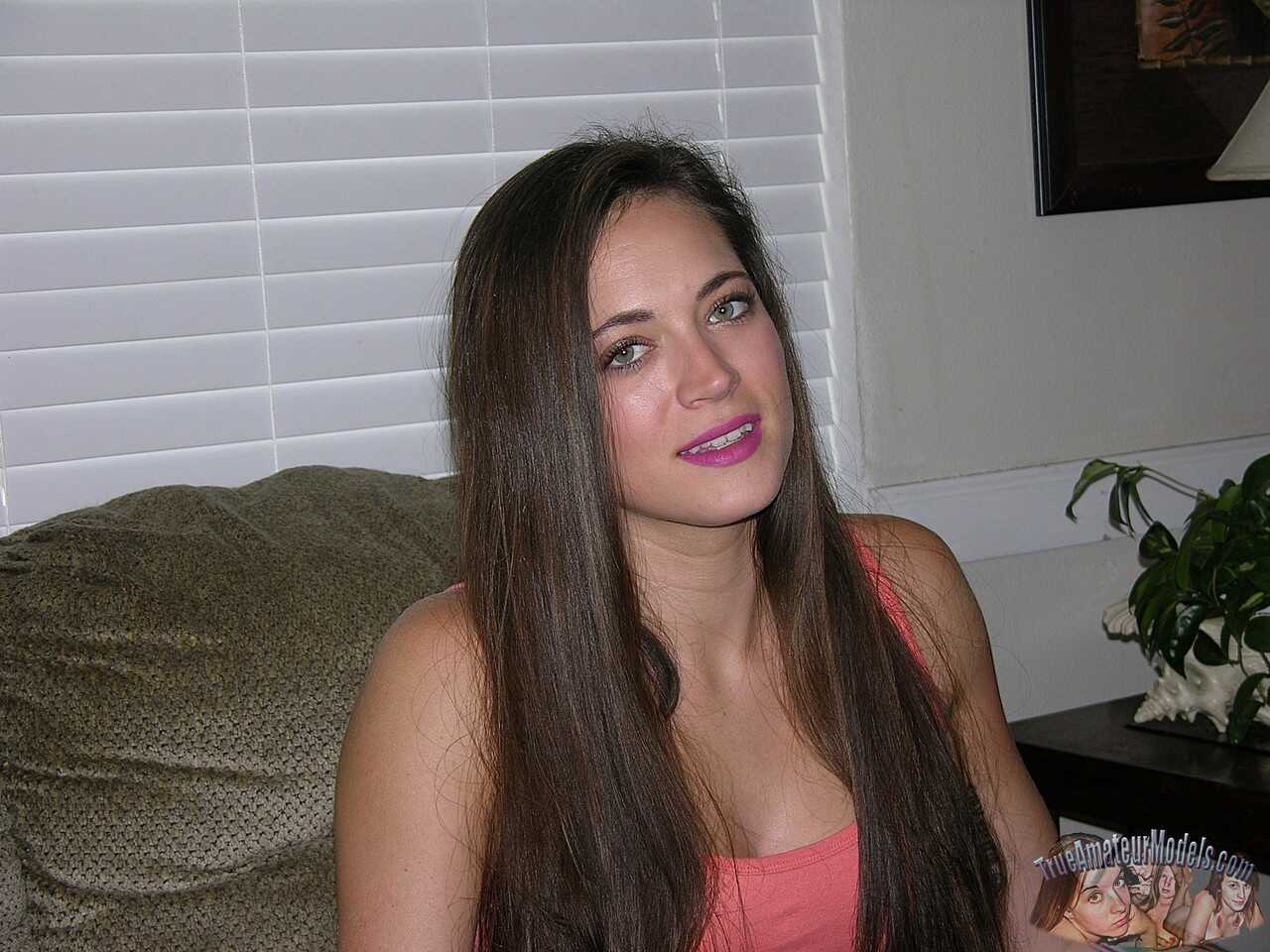 Dacey's Long Locks and Luscious Labia on Display: A Hairy Amateur's Debut! - Dacey