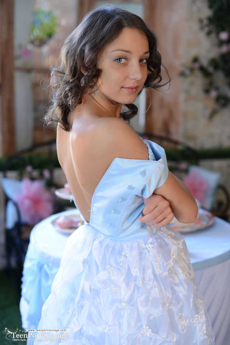 Seductive Nensi Slips Away From Her Pretty Dress And Panties For A Hot Nude Solo Performance - Nensi