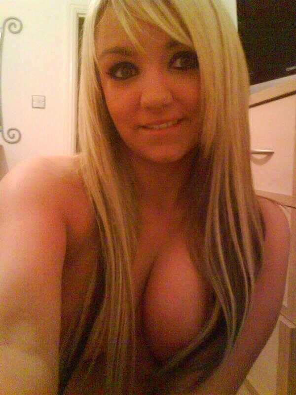 Blonde with big blue eyes takes candid self shots in a safe for work manner Naughty blonde teen gets caught taking risqué...