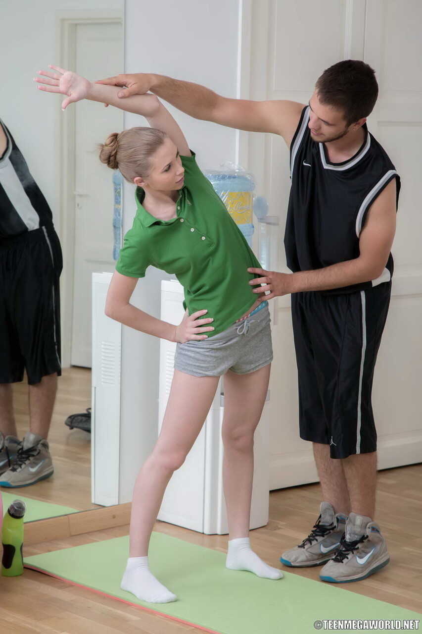Kortny's Sweaty Workout Turns into a Sticky Situation with Her Hot Coach - Kortny Roxx, Kail