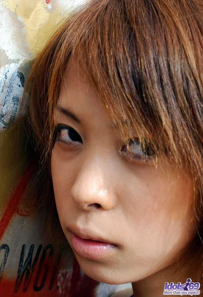 Japanese model Minami Aikawa exposes her hairy muff and perky teen tits for your enjoyment! - Minami Aikawa