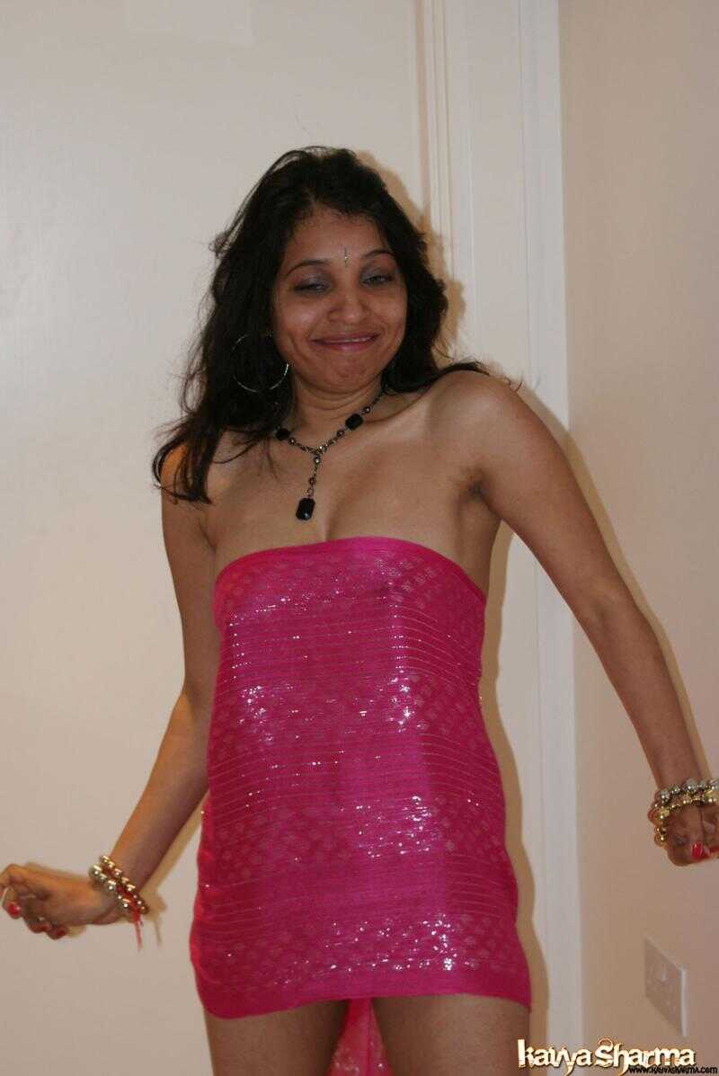 Indian Goddess Kavya Sharma Barefoot MILF in Off-Shoulder Dress - Kavya Sharma