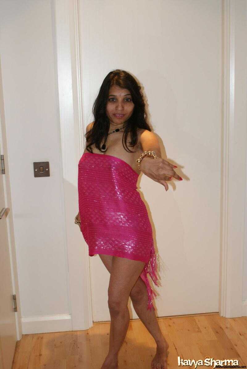 Indian Goddess Kavya Sharma Barefoot MILF in Off-Shoulder Dress - Kavya Sharma