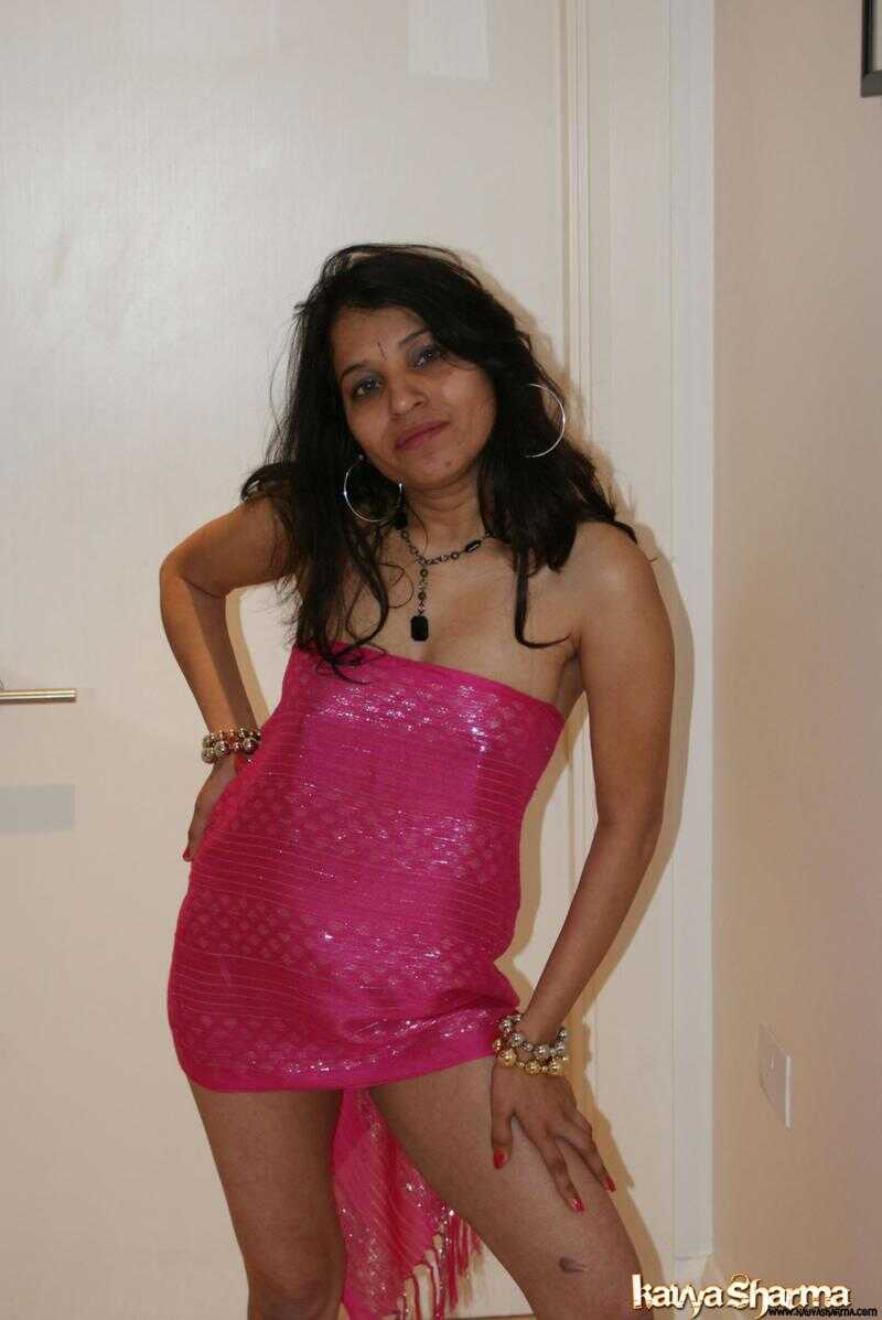 Indian Goddess Kavya Sharma Barefoot MILF in Off-Shoulder Dress - Kavya Sharma
