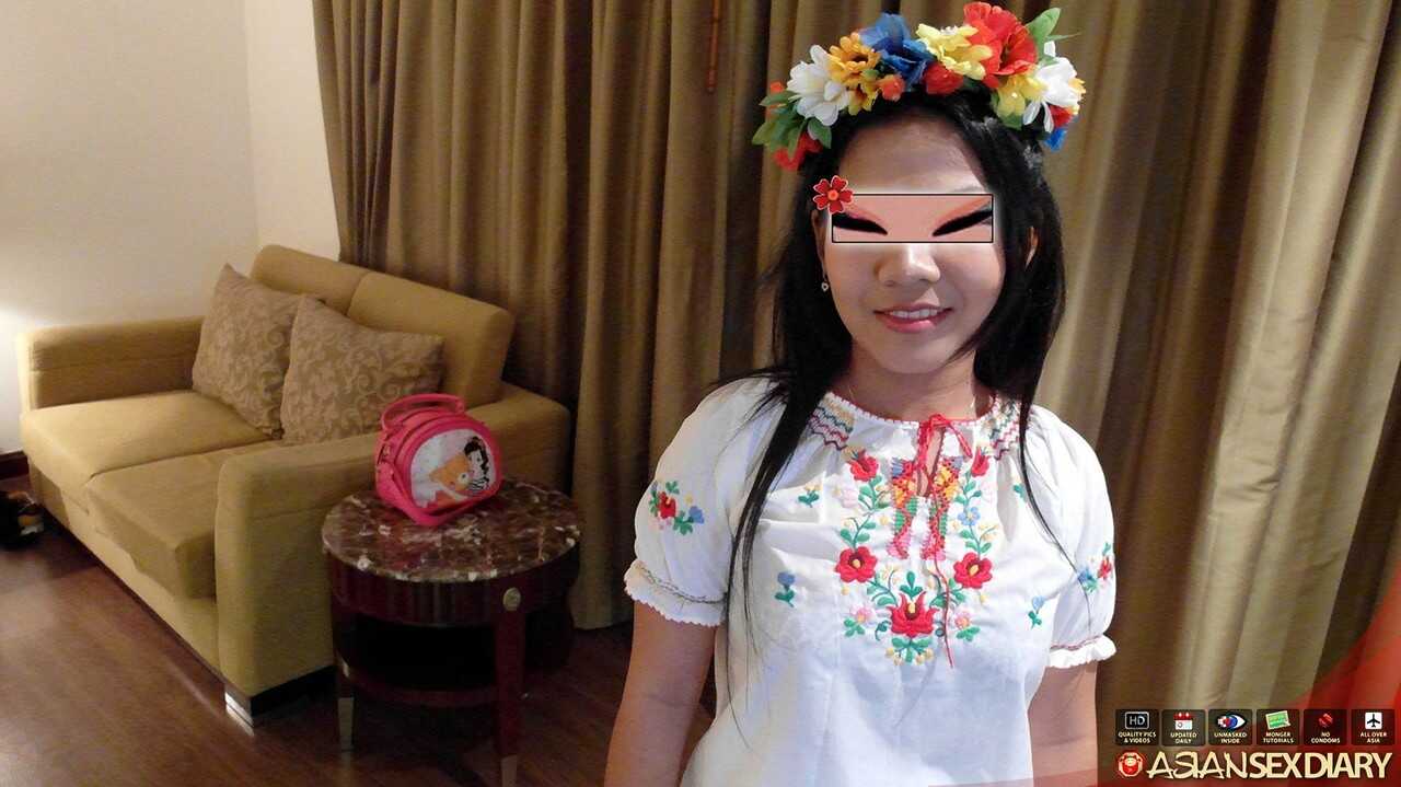 The Queen of Flowers: Aziza's Sultry Thai Flower Crown and Dirty Farang Sex - Aziza
