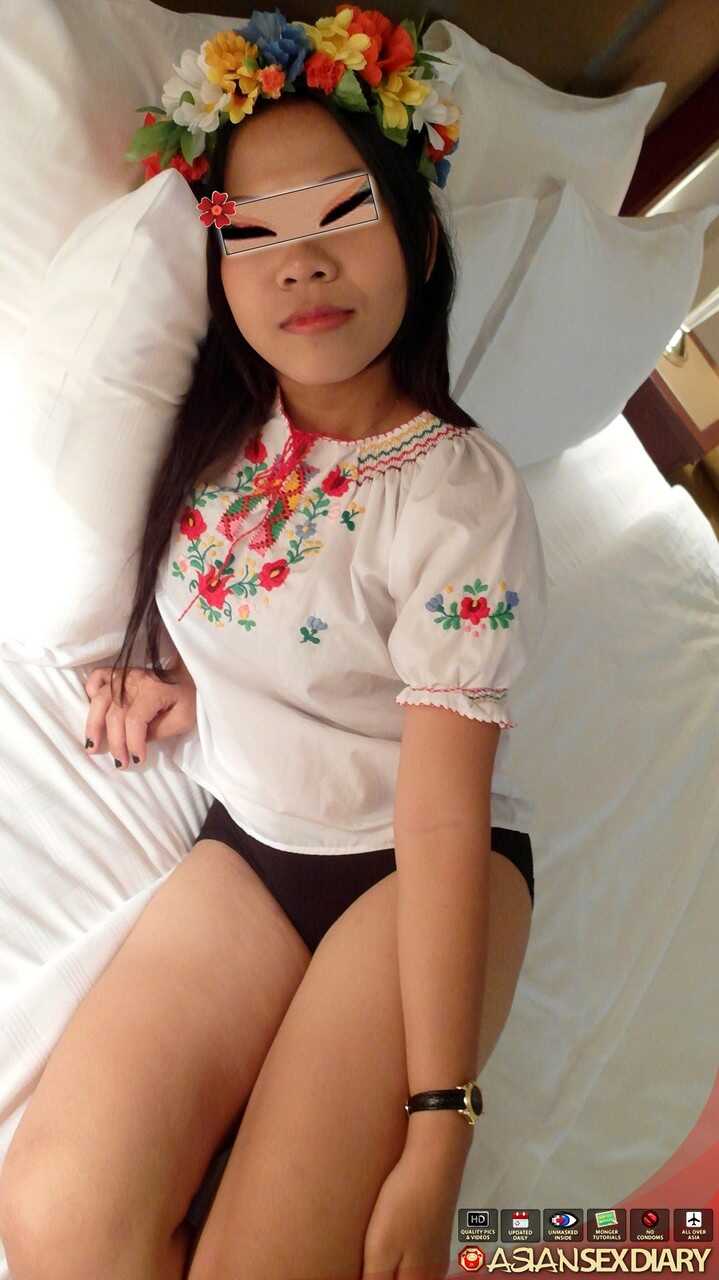 The Queen of Flowers: Aziza's Sultry Thai Flower Crown and Dirty Farang Sex - Aziza