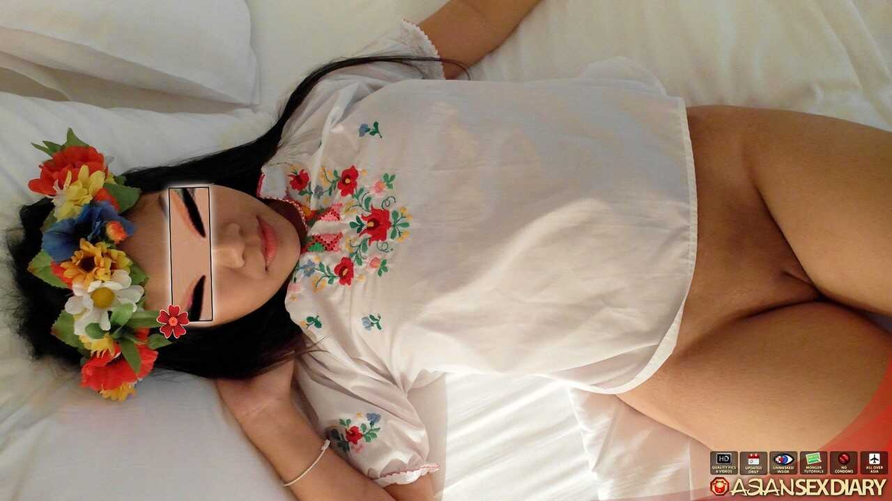 The Queen of Flowers: Aziza's Sultry Thai Flower Crown and Dirty Farang Sex - Aziza