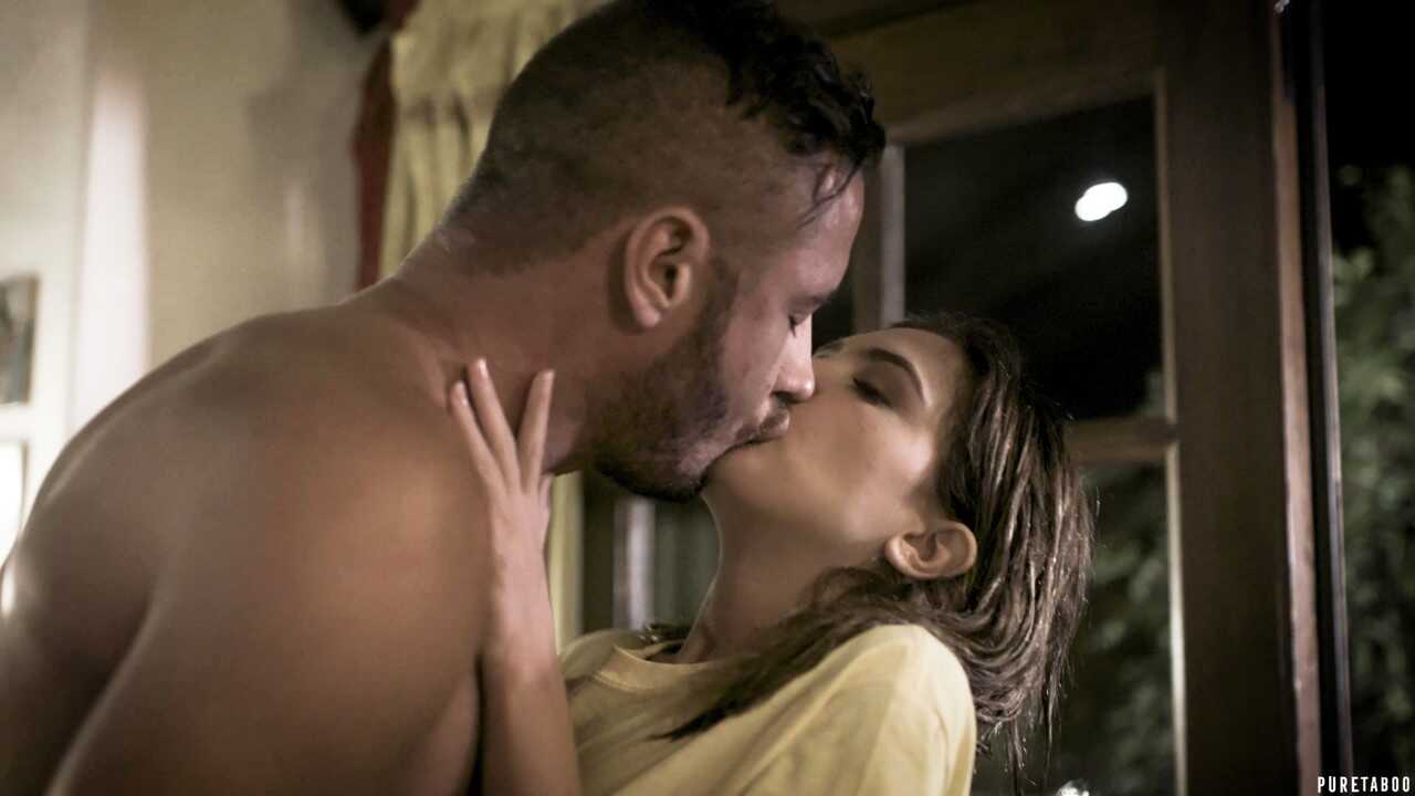Brunette Teen Jane Wilde Takes a Facial While Getting Fucked by Two Camp Counselors - Jane Wilde, Danny Mountain, Jake Adams