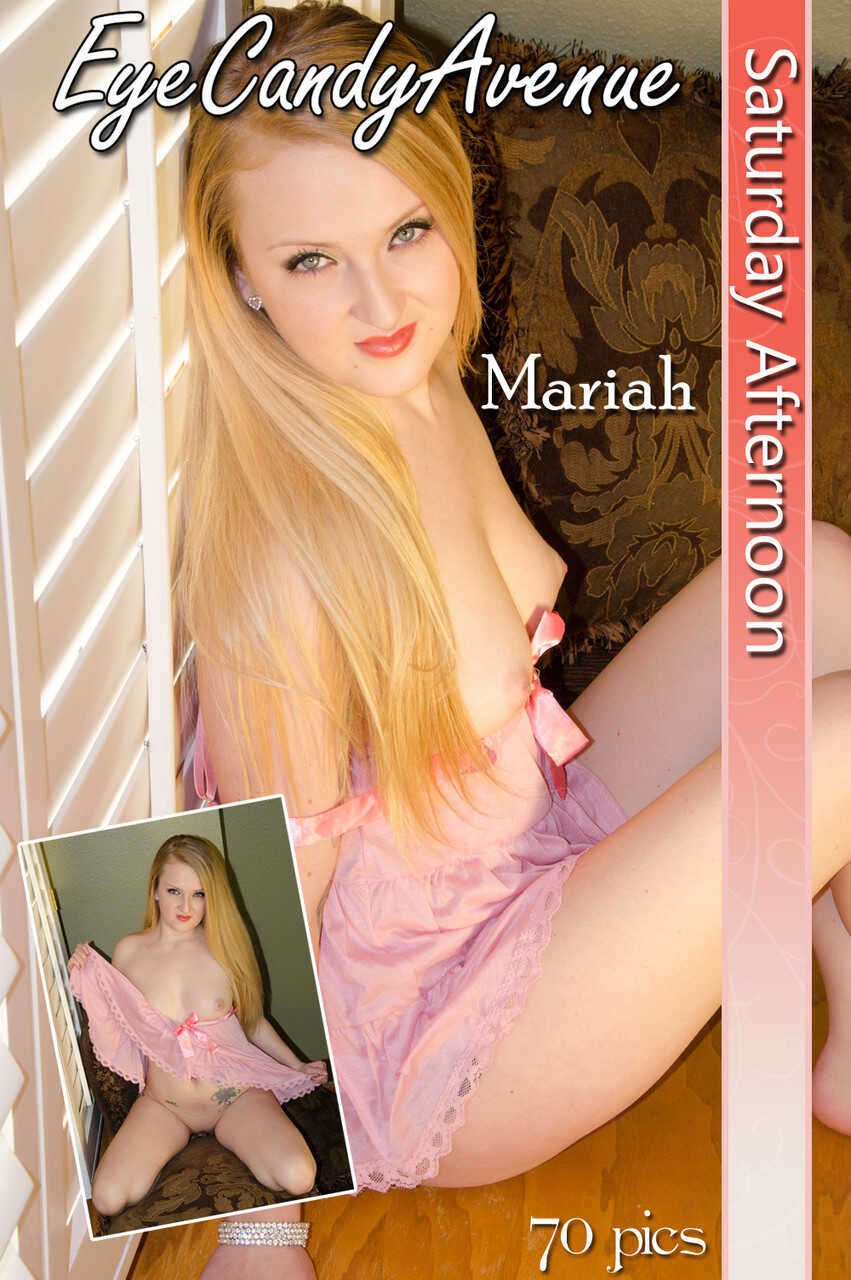 Barely Legal Blonde Teen Mariah Seduces with Tiny Tits and White Thighs in a Baby Doll Lingerie - Mariah