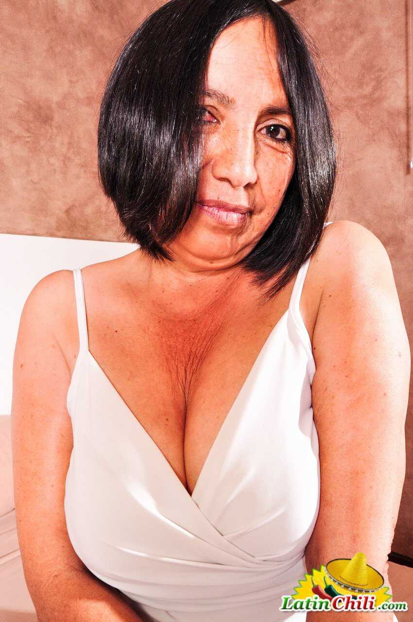 Busty Older Latina Masturbates with Magic Wands While Stripping for You! - Andrea
