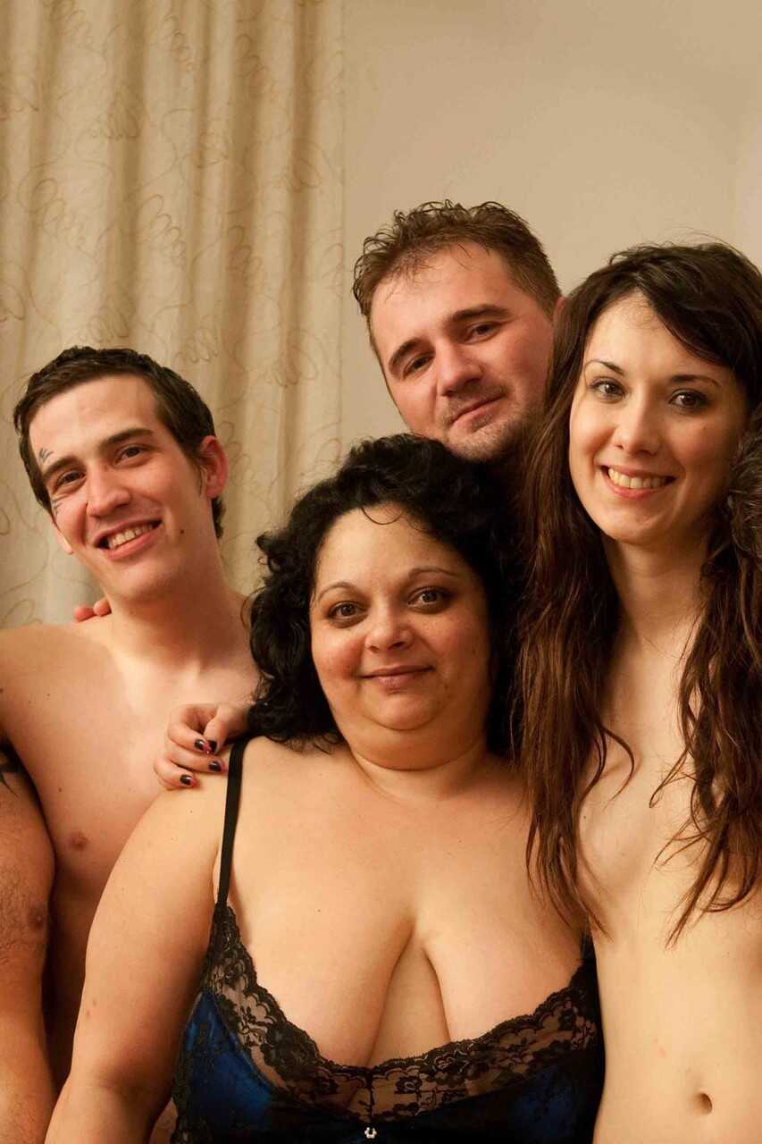Amateur MILFs Sarah Dark and Tinny Rados Suck and Fuck Multiple Guys During a Wild Group Sex Orgy - Sarah Dark, Tinny Rados
