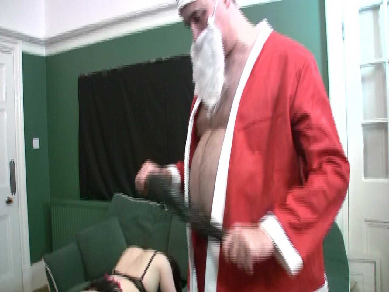 Santa's Naughty Little Helper: An Ebony Threesome with a Sissy and an Elf - 