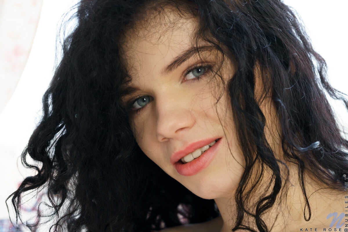 Dark haired teen Kate Rose strokes her juicy pussy, revealing every inch of her perfect body! - Kate Rose
