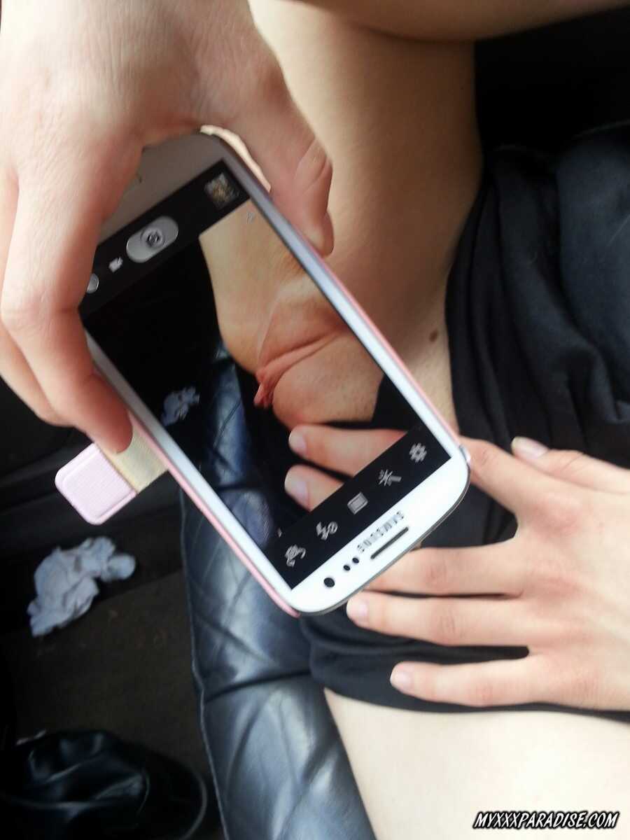 Horny Girl Kasia Kelly's Selfie Game Is On Point While She Pleasures Herself In A Car! - Kasia Kelly