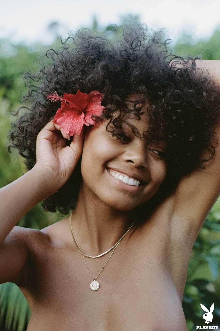 Nereyda's Ebony Beach Body: Playboy's Hottest New Model Strips Down on the Sand! - Nereyda Bird